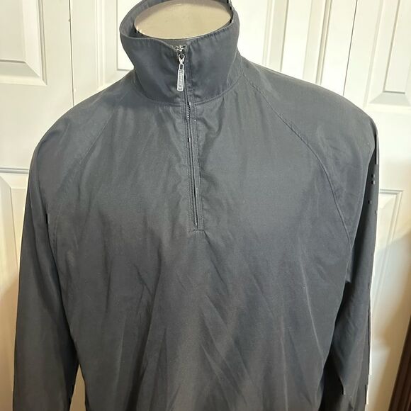 Callaway Golf Apparel Mens Medium Black Half ZIP Windbreaker - Picture 1 of 5